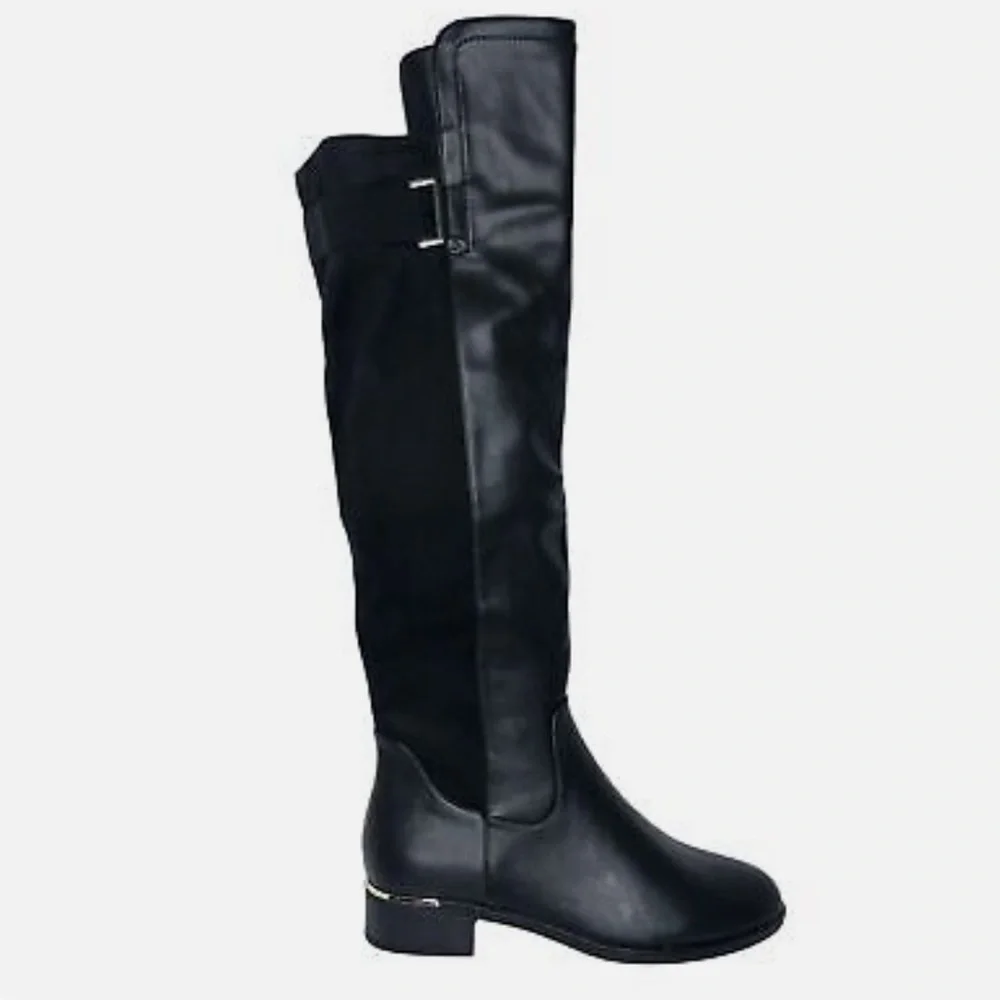 Call It Spring Boxley Black Over The Knee Boot Size 6